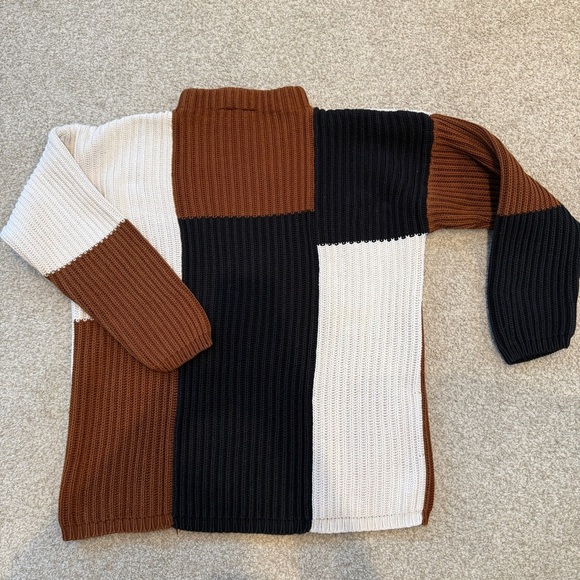 Clifford & Wills Vintage 100% Cotton Color Block Sweater Size M - Picture 2 of 6